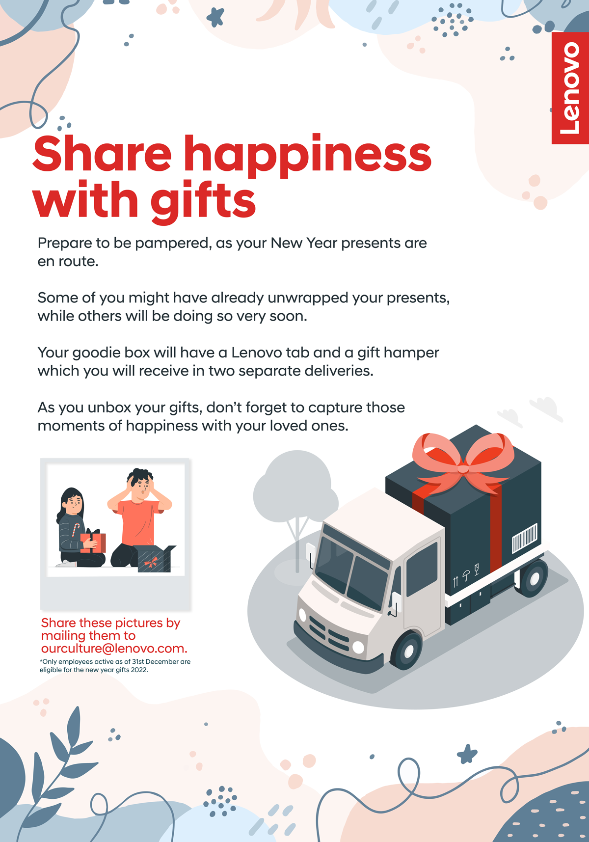 Share Happiness With Gifts