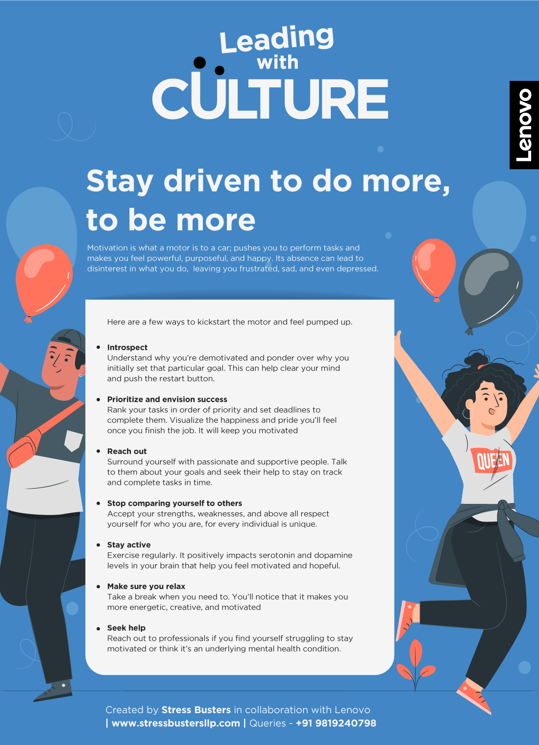 Stay driven to do more, to be more